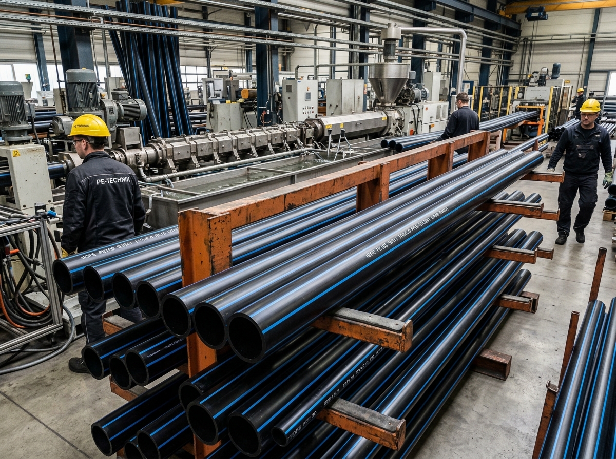 HDPE Pipes and Conduit Extrusion