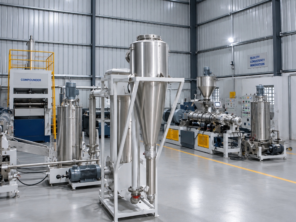 Extrusion Compounding Plant at Barjatya Polychem Jaipur