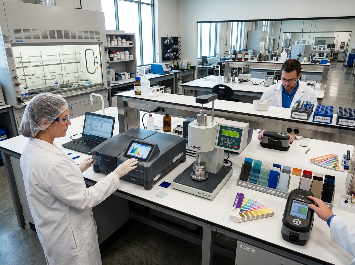 Barjatya Polychem Quality Control Laboratory in Jaipur